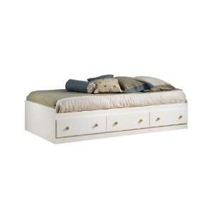  Summertime Collection Twin Mates Bed (39) in Pure White 