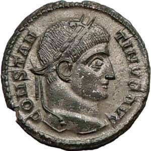  Constantine I daGreat 320AD Ancient Roman Coin Wreath 
