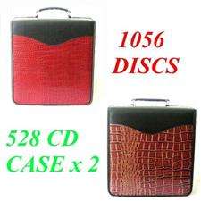 Croc 528 520 CD DVD Metal 3 Ring Storage Binder Case Wallet ss 