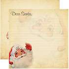 Reminisce DEAR SANTA Letter to Santa Fold Envelope 12x12 2 sided 2 