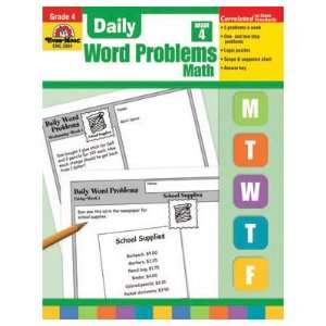  Evan moor Emc3004 Daily Word Problems Gr 4 Toys & Games