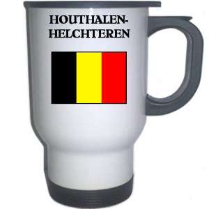  Belgium   HOUTHALEN HELCHTEREN White Stainless Steel Mug 