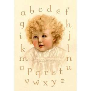   By Buyenlarge Little Girls Alphabet 20x30 poster