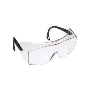   Safety Glasses With Black Frame And Clear Polycarbonate Anti Fog Lens