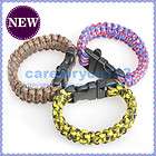 brand new hot sell custom practical emergency survival rope bracelet