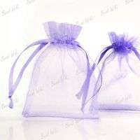 20 Red Flower Organza Jewellery Gift Bag Pouches BB02 1  