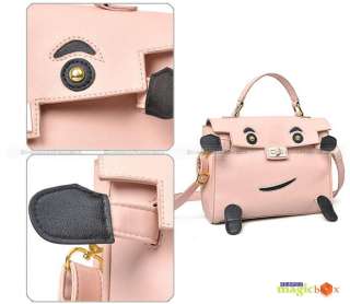 Women Cute Pig Face Shoulder Bag Handbag 3 Colors #466  