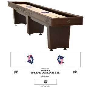  SB9 CBJ 9 Cinnamon Finish Shuffleboard Table with 