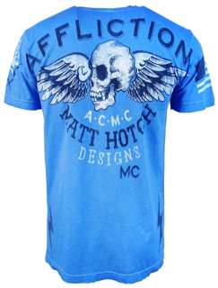 Mens Hotch Designs American Customs T Shirt Affliction NEW MMA A5186 