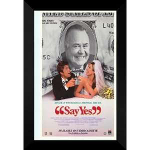  Say Yes 27x40 FRAMED Movie Poster   Style A   1986