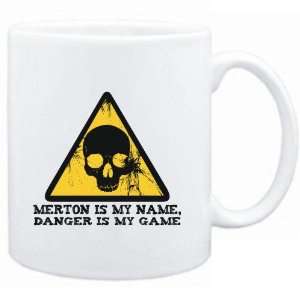  Mug White  Merton is my name, danger is my game  Male 