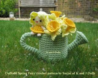 Daffodil Spring Fairy Amigurumi Crochet Pattern (Crochet Doll Pattern 