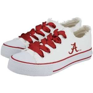   Alabama Crimson Tide White Ladies Spirit Sneakers