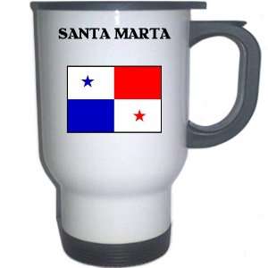 Panama   SANTA MARTA White Stainless Steel Mug 