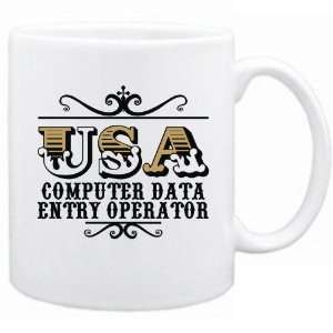  New  Usa Computer Data Entry Operator   Old Style  Mug 