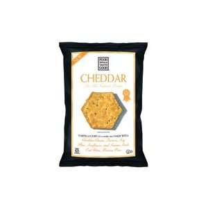 Food Should Taste Good Cheddar Tortilla Chips 5.5 oz. (Pack of 12 
