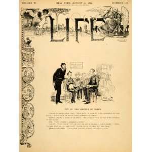 1885 Cover LIFE Sunday School Offering Bible Children   Original Cover 