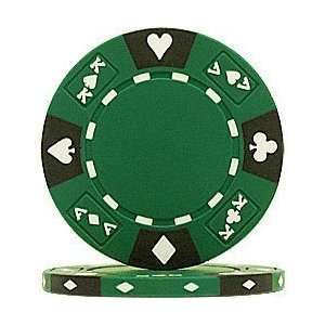  Set of 20 14 GRAM TRI COLOR ACE KING SUITED CLAY POKER 