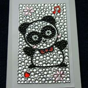   Fancy DIY Bling Jewelry Cell Phone Sticker, Dancing Panda Electronics
