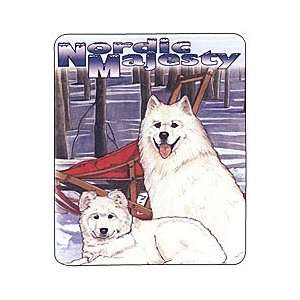  Samoyeds and Sled Mousepad 