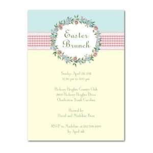  Easter Party Invitations   Springtime Wreath By Shd2 