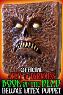 OFFICIAL ARMY OF DARKNESS BOOK OF THE DEAD DELUXE LATEX PUPPET PROP