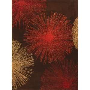  Salute Area Rug   8round, Brown