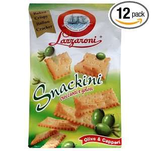  Snackini with Olives and Capers, 7 Ounce Packages (Pack of 12