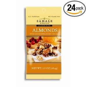 Sahale Snacks Glazed Nuts Almonds with Cranberries, Honey, Sea Salt, 1 