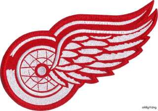 NHL DETROIT RED WINGS EMBROIDERED SEW ON PATCH  