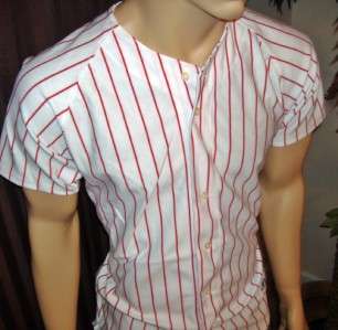 NEW RUSSELL ATHLETIC Pinstripe Softball Game Jersey M  