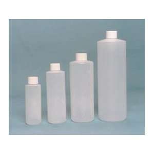 EP Scientific Cylinder Bottles with Caps, High Density Polyethylene 
