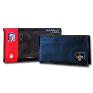 Saints Deluxe Executive Leather Checkbook in a Box   NFL Football Fan 