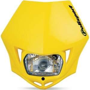  Polisport MMX Universal Headlight   Yellow 8663500004 