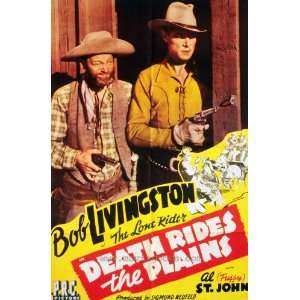 Death Rides the Plains   Movie Poster   11 x 17