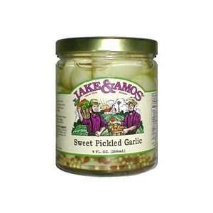    Sweet Pickled Garlic 12 Jars Jake and Amos 