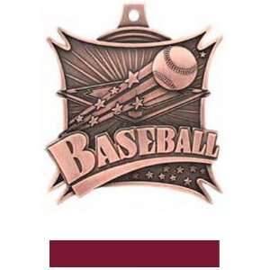  Hasty Awards Xtreme Custom Baseball Medals M 701 BRONZE 