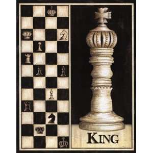   King   Mini Poster by Andrea Laliberte (8.00 x 10.00)