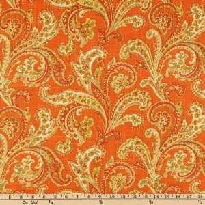  54 Wide Andres Poppy Fabric By The Yard Arts, Crafts 