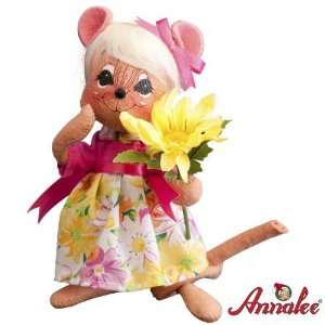  6 Spring Girl Mouse By Annalee