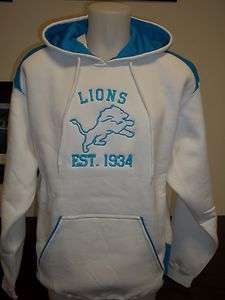Detroit Lions Hooded Sweatshirt Embroidered S,M,L,XXL  