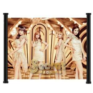  Secret Kpop Fabric Wall Scroll Poster (22x16) Inches 