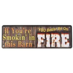  Gift Corral Smoking Barn Sign
