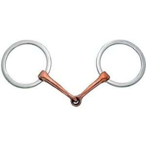  Kelly Copper Mouth Flat Ring Snaffle Bit Sports 