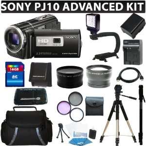  Sony HDR PJ10 High Definition Handycam Camcorder (Black 
