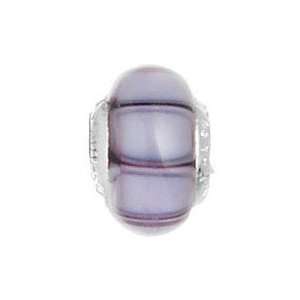 Lovelinks® by Aagaard   Sterling Silver Cocoon, Plum/White Bead with 