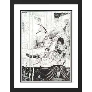 Beardsley, Aubrey 28x36 Framed and Double Matted How King Arthur Saw 