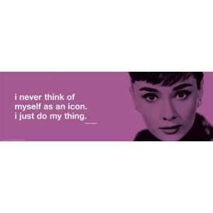  Audrey Hepburn Do My Thing Sexy Photography Poster 12 x 36 