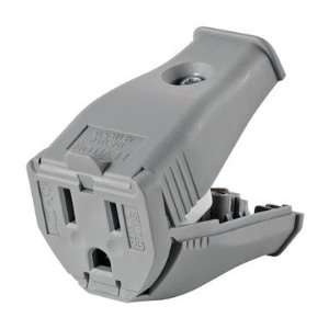 Leviton Mfg. Co. 001 3W102 0GY 2 Pole 3 Wire Grounding Cord Outlet 