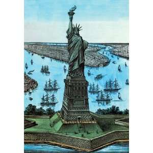 Exclusive By Buyenlarge Statue of Liberty 12x18 Giclee on canvas 